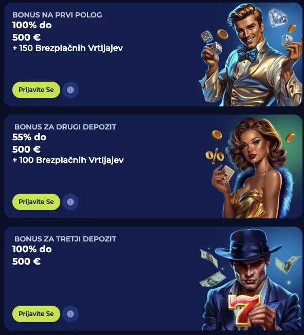 Bonusi in promocije